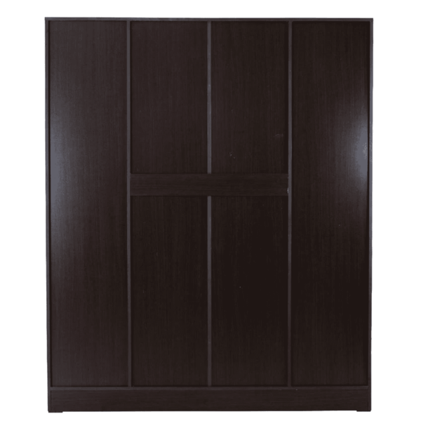 Amuruk 4 Door Wardrobe in Wenge Finish by Fern India