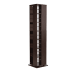 Adamihs Rotatable Book Shelf in Columbia Walnut Finish by Fern India