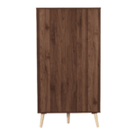 Urahok Book Shelf with One Drawer in Columbia Walnut Finish by Fern India