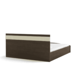 Neboj Queen Size Bed in Brown & Sonoma Oak Finish By Fern India