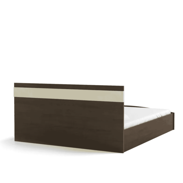 Neboj Queen Size Bed in Brown & Sonoma Oak Finish By Fern India