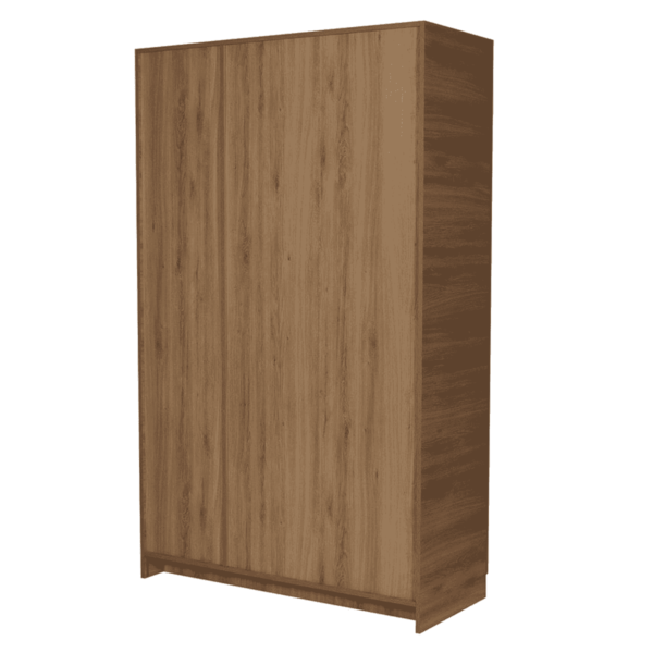 Enozo Deluxe 3 door Wardrobe With Mirror in Milky Oak Finish by Fern India