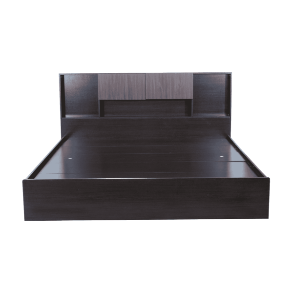 Iroak King Size Bed with Storage in Wenge Finish By Fern India