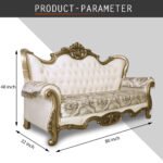 Mud 3 Seater Sofa in Turquise color by fern India
