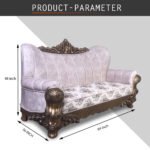 Lord 3 Seater sofa in turquise color by Fern India