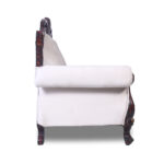 Lotus 2 Seater sofa in Wenge Color by fern India