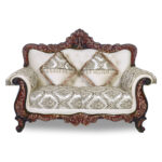 Trendy 2 Seater Sofa in Honey Brown color by Fern India