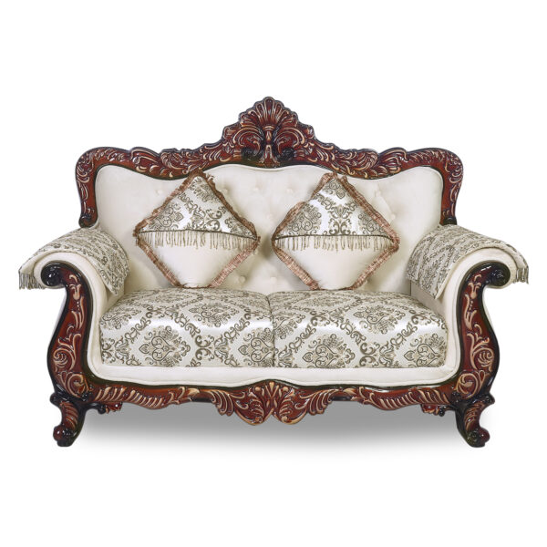 Trendy 2 Seater Sofa in Honey Brown color by Fern India