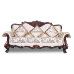 Rajwani 3 seater sofa in wenge color by Fern India