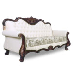 Rajwani 3 seater sofa in wenge color by Fern India