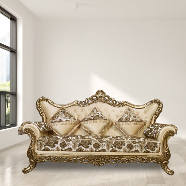 Lily 3 Seater Sofa in Turquise color by Fern India