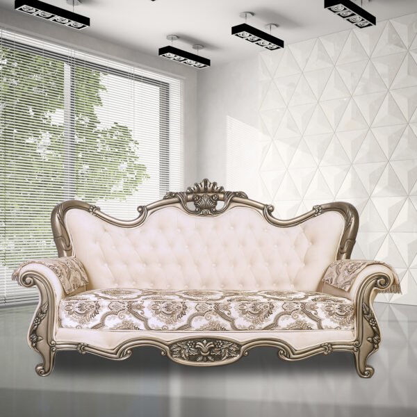 Mud 3 Seater Sofa in Turquise color by fern India