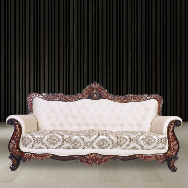 Trendy 3 Seater Sofa in Honey Brown color by Fern India