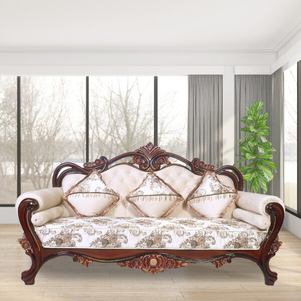 Twisted kan 3 Seat sofa in Honey Brown by Fern India